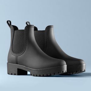 Jeffrey Campbell cloudy waterproof chelsea platform rain boot